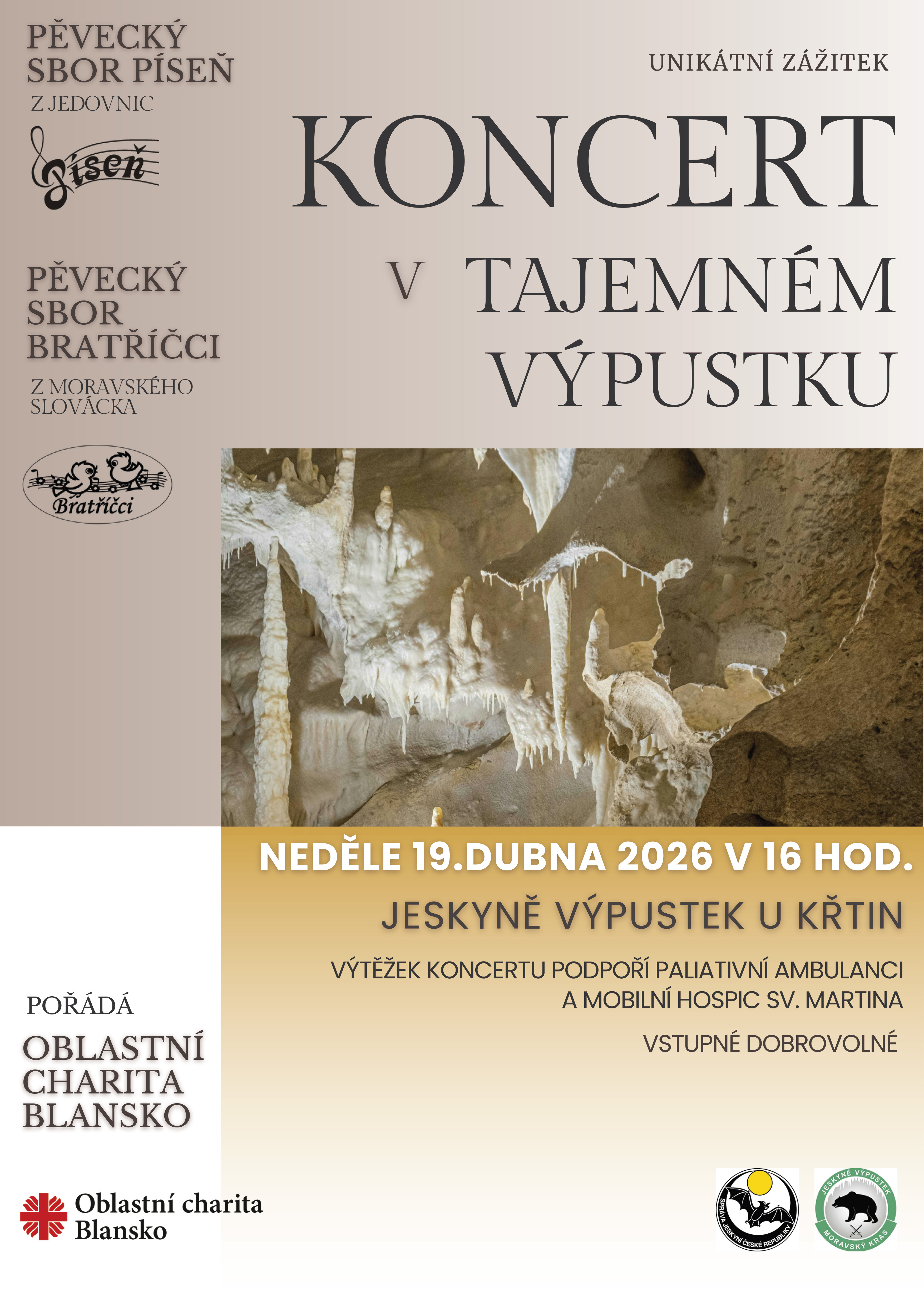 Koncert ve Výpustku 19. 4. 2026