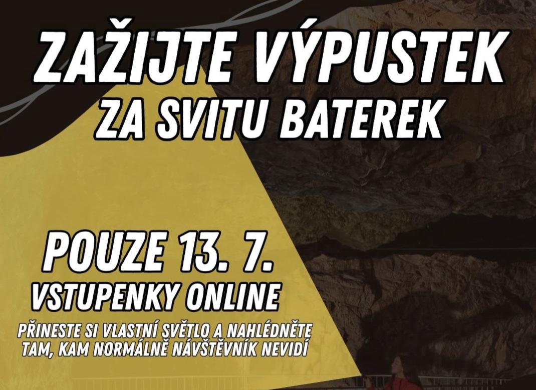 Výpustek za svitu baterek